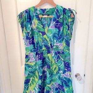 Ralph Lauren Lush Tropical Farrah Dress